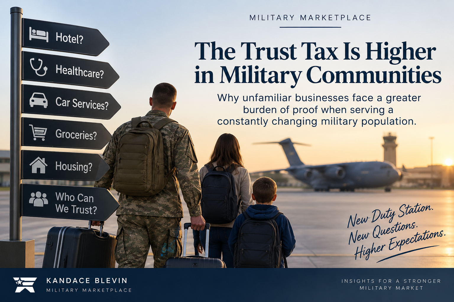 The Trust Tax Is Higher in Military Communities